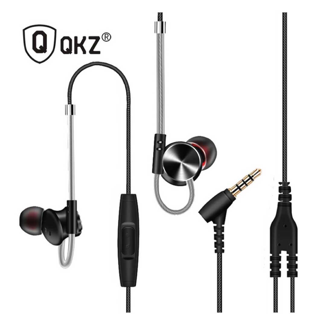 QKZ DM10 HiFi Dual Driver Stereo Earphone with Mic