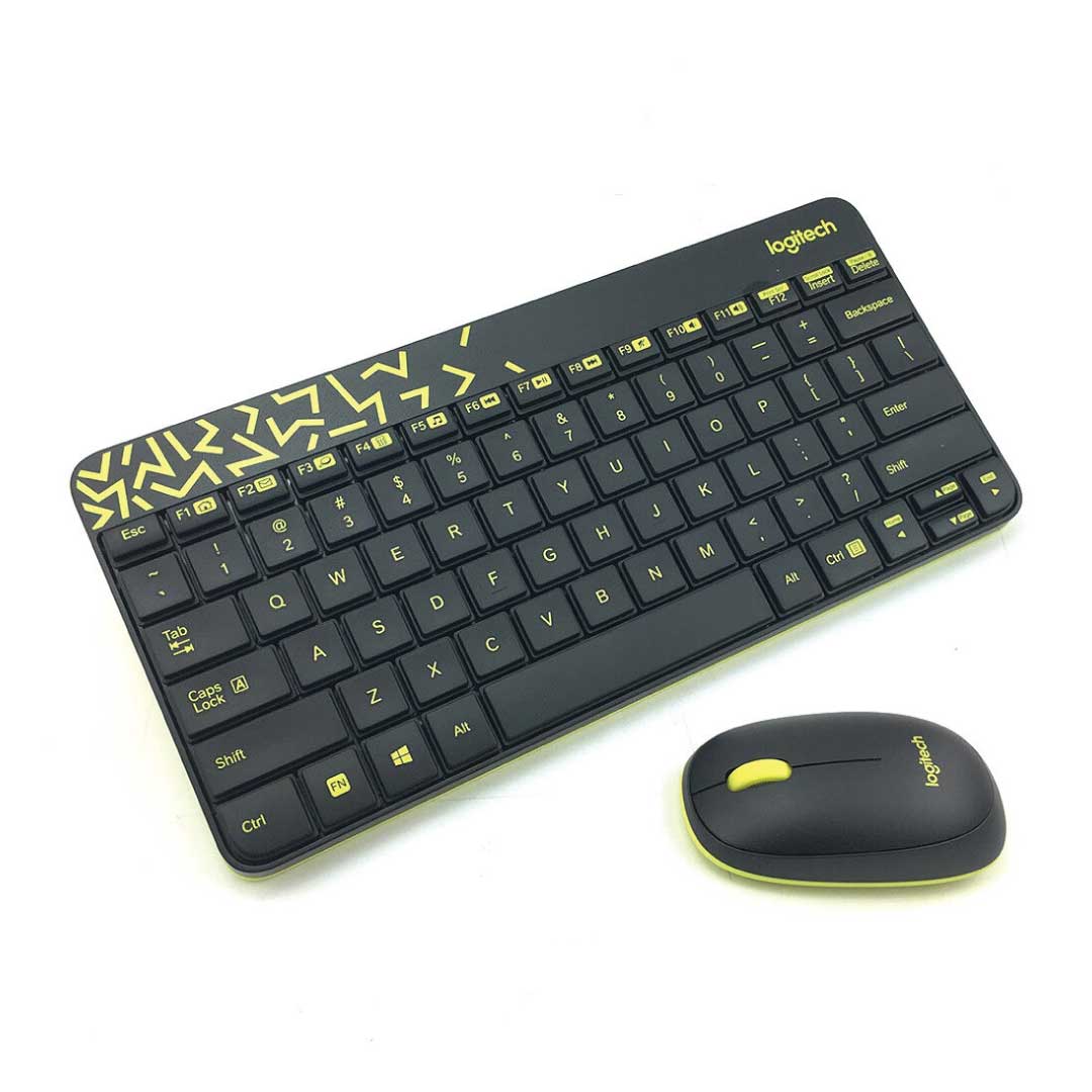 Logitech MK240 Wireless Combo – Compact Keyboard and Mouse with Stylish Design