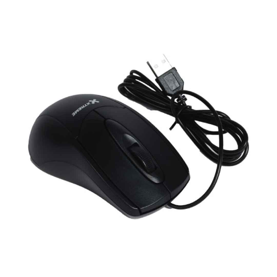 XTREME M30 USB Black Optical Mouse – Ergonomic & Precise Performance