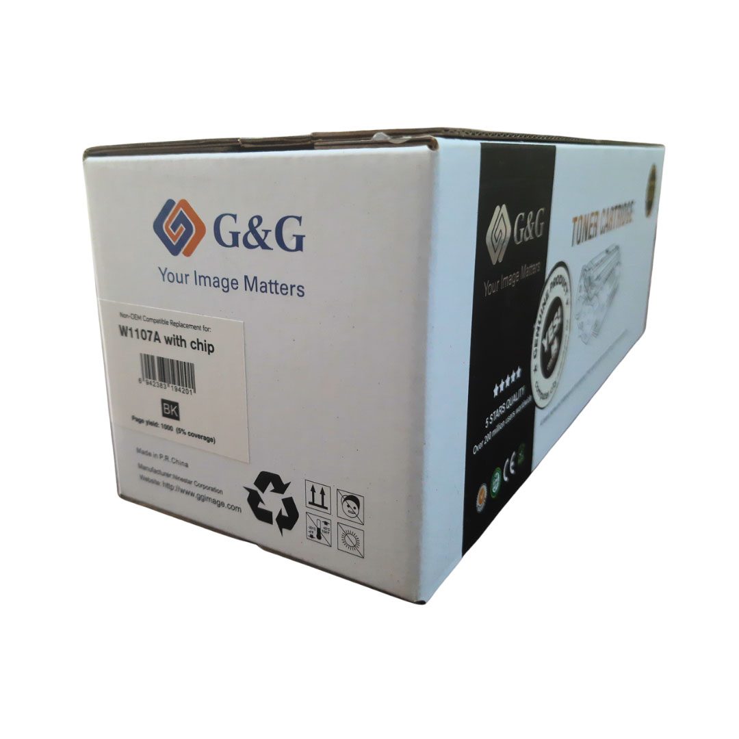 G&G 107A Black LaserJet Toner Cartridge